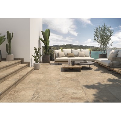 Клинкерная плитка 906165 Ступень угловая Petra Anti-Slip Orce 33x33