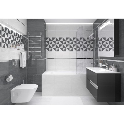 Плитка 34068 Mania серый 25х50