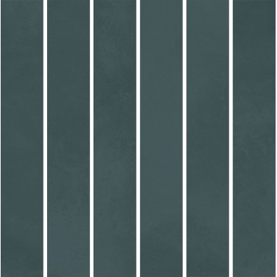 Плитка KMD2MSM006BN Декор Фес мозаичный бирюзовый тёмный глянцевый 15x15x0,77