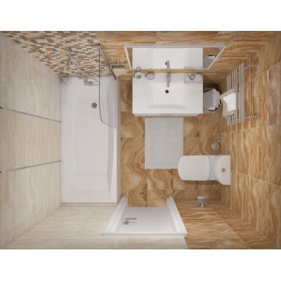 Плитка 34024 Prime чёрный 25х50