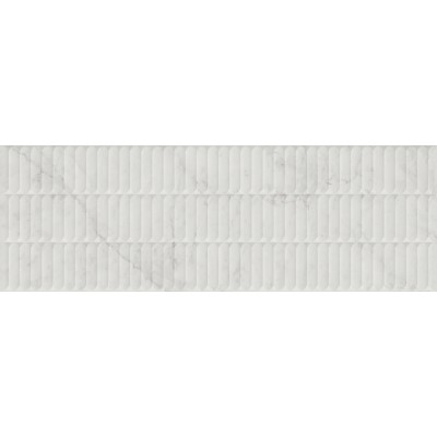 Плитка KM3090B0160R Тубкаль белый глянцевый структура обрезной 30x89,5x1,05