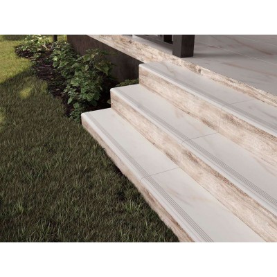 Керамогранит Фальшмозаика MO01 Melody White Grids неполированный 39.8x39.8