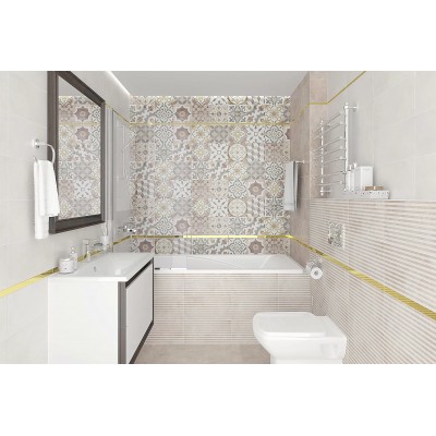 Плитка 08-00-06-2458 Atlas серый мозаика 20х40