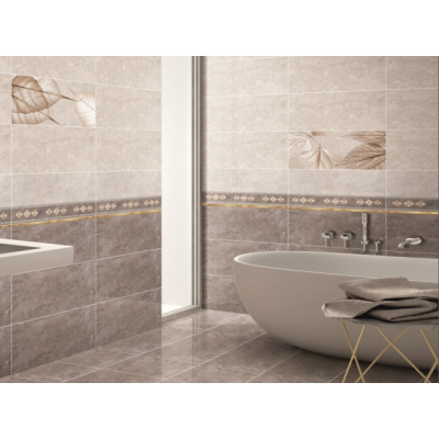 Плитка TP3688F2 Декор Ирида Листья 2 ректификат 30x60