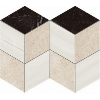 Керамогранит AS2M Marvel Stone Mosaico Esagono Geo Warm Lapp 25,4X35,2