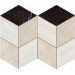 Керамогранит AS2M Marvel Stone Mosaico Esagono Geo Warm Lapp 25,4X35,2