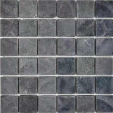 Мозаика PIX249 Nero Marquna из мрамора матовая 48x48 305х305x6
