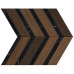 Мозаика AOYI Heartwood Moka Marble Chevron 29,4x28,7