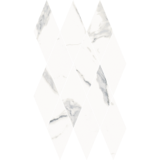Мозаика 620110000202 Stellaris Statuario White Mosaico Diamond Lux 28x48