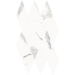 Мозаика 620110000202 Stellaris Statuario White Mosaico Diamond Lux 28x48
