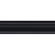 Плитка BLB050 Бордюр Багет Альвао черный матовый 20х5