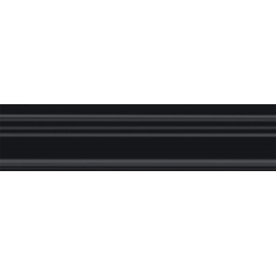 Плитка BLB050 Бордюр Багет Альвао черный матовый 20х5