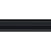 Плитка BLB050 Бордюр Багет Альвао черный матовый 20х5