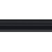 Плитка BLB050 Бордюр Багет Альвао черный матовый 20х5