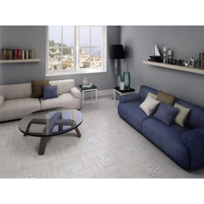 Плитка STG/B406/1266 Амальфи орнамент белый 9.9*9.9