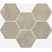 Мозаика 620110000108 Terraviva Грейдж Мозаика Гексагон Нат Рет 25x29