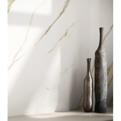 Керамогранит 610130007474 Stellaris Carrara Ivory Battiscopa Lux 7.2x80