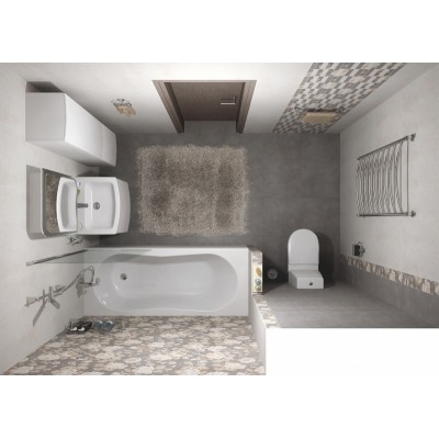 Керамогранит Fiori Grigio светло-серый 6246-0066 (6046-0196) 45х45