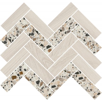 Мозаика T042/SG5113 Монтиони мозаичный миндальный 34x35,5