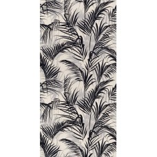 Плитка 11134R Тропикаль листья чёрный обрезной 30х60