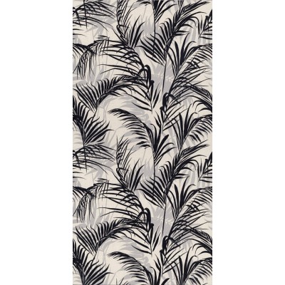 Плитка 11134R Тропикаль листья чёрный обрезной 30х60