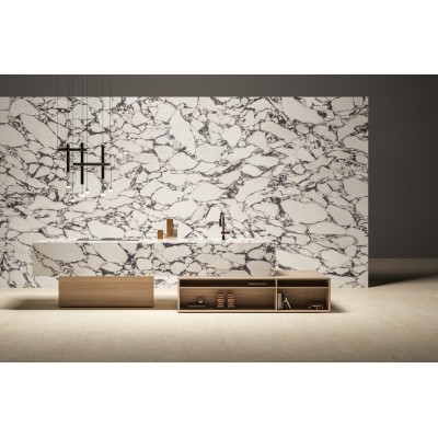 Керамогранит HEAF Marvel Epic Taj Mahal White Silk 6mm 120x278