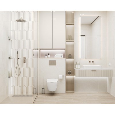 Плитка OS/A416/3X/13142R Панно Sensio crema глянцевый обрезной 90х90