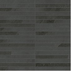 Мозаика 610110001035 Ardesia Black Mosaico Strip 30x30