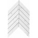 Плитка 9SCA Marvel Carrara Pure Chevron Wall 30,5X25