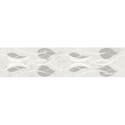 Плитка KMB3STA002BR Бордюр Тубкаль белый глянцевый обрезной 30x7,2x0,9