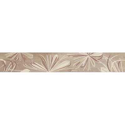 Плитка 587891001 Бордюр Sonnet Beige Flower 50,5x6,2