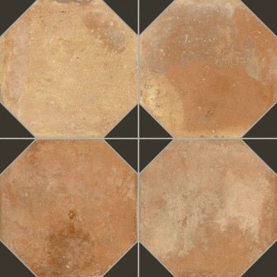 Керамогранит 41563 Fs Nonna Black Decor LT 45,2x45,2x0,95