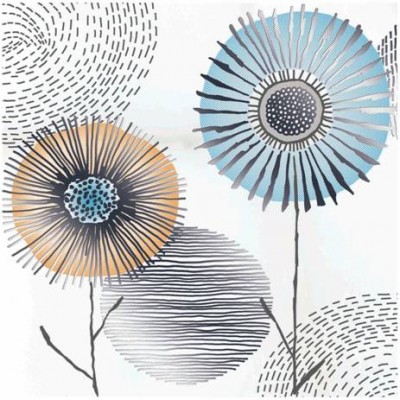 Плитка Вставка Сопрано D1 200х200