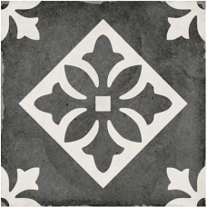 Керамогранит 24416 Art Nouveau Padua Black 20х20