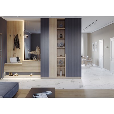 Керамогранит K-2102/SR Alleya Коричневый 600x1200x10