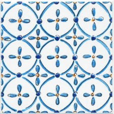 Плитка STG/A485/1146H Вставка Капри майолика 9,8х9,8