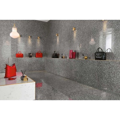 Керамогранит ATW7 Marvel Terrazzo Black 60x60