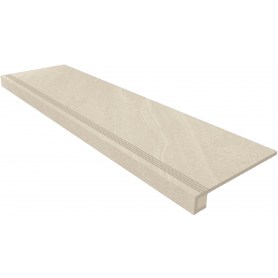 Ступени Комплект Ступень GB01 Gabbro 33x120 неполированная с бортиком + Подступенок 14.5x120