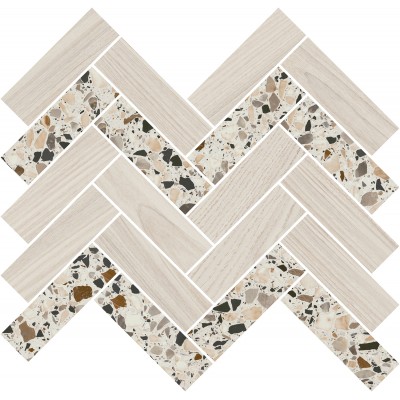 Мозаика T042/SG5113 Монтиони мозаичный миндальный 34x35,5