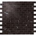Мозаика AS35 Marvel Nero Marquina Mosaico Lappato Burattato 29.8x29.8