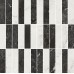 Плитка KMD2MSA003BR Декор Тубкаль мозаичный микс чёрный белый глянцевый обрезной 30x30x0,9