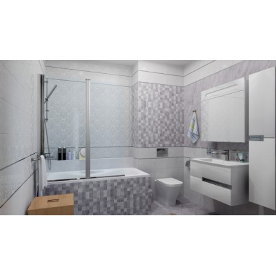 Плитка Декор Мармара Олимп серый 17-03-06-660 20х60