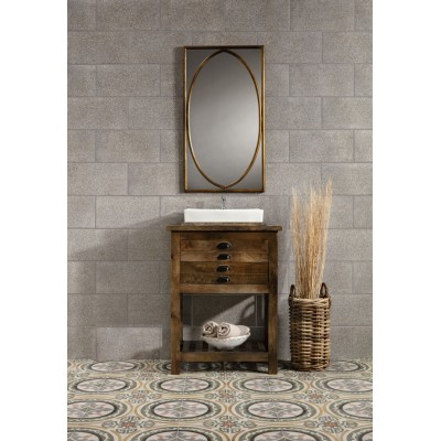 Плитка 37774 Fs Block Silver Decor 20x40