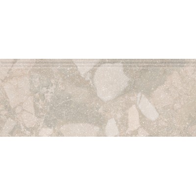 Плитка KML2FMF001BR Плинтус Рабат Стоун бежевый матовый обрезной 30x12x1,3