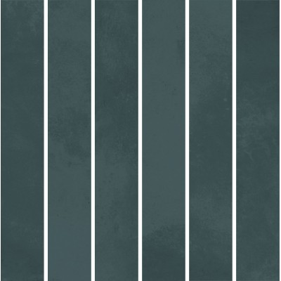 Плитка KMD2MSM006BN Декор Фес мозаичный бирюзовый тёмный глянцевый 15x15x0,77