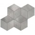 Мозаика A0UL Blaze Aluminium Mosaico Esagono Lapp 30x35