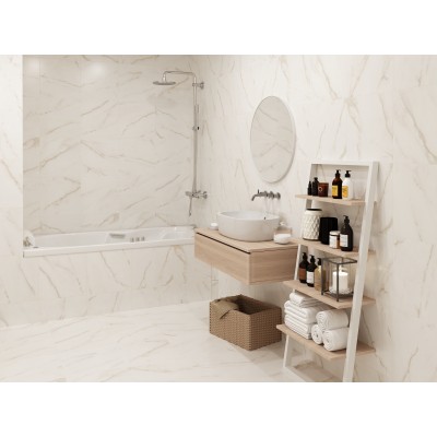 Керамогранит Фальшмозаика MO01 Melody White Grids неполированный 39.8x39.8