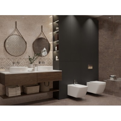 Плитка TP3625B Алькон серый ректификат 30x60