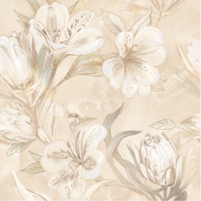 Плитка 589032003 Панно Opale Beige Flower 63x63