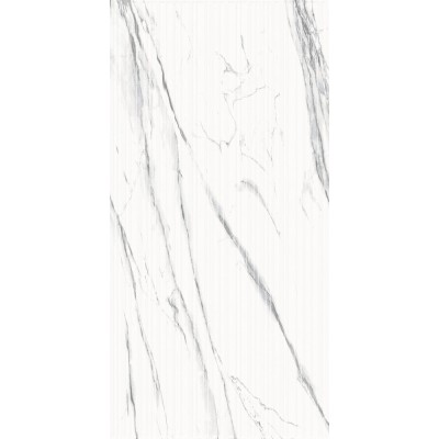 Керамогранит GT120603903MCR2 Lasa Белый карвинг 60x120
